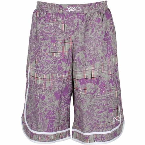 ケーワンエックス リヴァーシブル 薄墨色 薄墨色 黒いこと 黒いこと スニーカー メンズ 【 K1X CHECK YA MAMA REVERSIBLE SHORT (PLUM / GREY BLACK) PLUM  GREY  BLACK 】