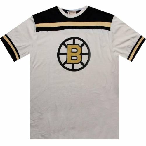 赤 レッド ジャケット ボストン ブルーインズ Tシャツ クリーム メンズ 【 RED JACKET BOSTON BRUINS REMOTE CONTROL TEE (CREAM) / CREAM 】 メンズファッション コート|スニケス