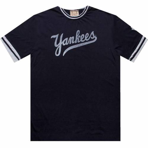 赤 赤いこと 上衣 ヤンキース ティーシャツ 紺色 米国海軍 ニューヨーク州 メンズ 【 RED JACKET NEW YORK YANKEES REMOTE CONTROL TEE (NAVY) / NAVY 】 メンズ流行り物 厚地の外套 メンズファッション-コート・ジャケット