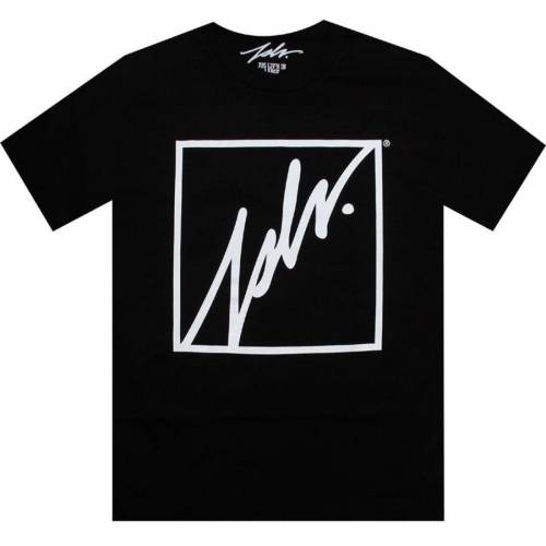 ジャスリブ Tシャツ 黒色 ブラック メンズ 【 JSLV SQUARED OUTLINE TEE (BLACK) / BLACK 】 メンズファッション トップス カットソー|スニケス