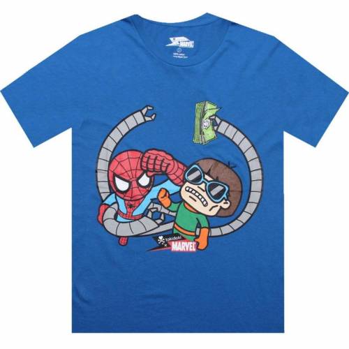激安ブランド Tシャツ 青色 ブルー Tokidoki X Marvel Spidey Brawl Tee Blue メンズファッション トップス Tシャツ カットソー スニケス 安い購入 Teutonia Nuernberg De
