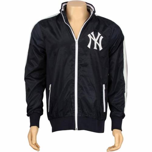 ヤンキース ウィンドブレーカー ジャケット 紺色 ネイビー ミッチェルアンドネス ニューヨーク メンズ 【 MITCHELL AND NESS MITCHELL AND NESS NEW YORK YANKEES PENNANT RACE WINDBREAKER JACKET (DARK NAVY) / DARK NAVY｜スニケス