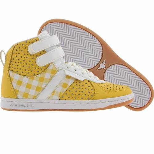 レディース 白色 ホワイト 黄色 イエロー パテント クリエイティブレクリエーション スニーカー 【 CREATIVE RECREATION CREATIVE RECREATION WOMENS DICOCO (YELLOW / GINGHAM WHITE PATENT) YELLOW GINGHAM WHITE PATENT 】