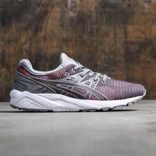 トレーナー 灰色 グレー グレイ アシックスタイガー スニーカー メンズ 【 ASICS TIGER ASICS TIGER MEN GEL-KAYANO TRAINER EVO (GRAY / GUAVA) GRAY GUAVA 】