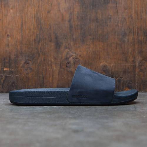 【★百貨店SALE★6/11真夜中2時迄】ブランド名黒いこと 紺色 米国海軍 スニーカー メンズ 【 BRANDBLACK MEN REZA SLIDES (NAVY) / NAVY 】