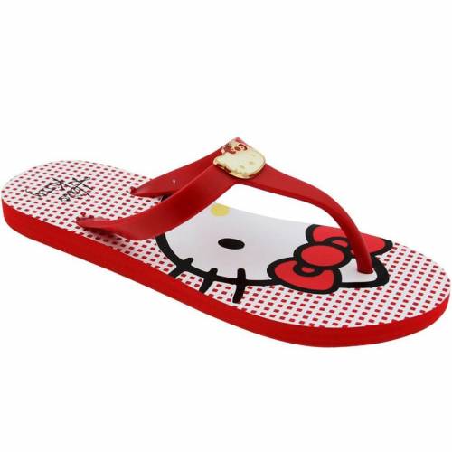 レディース 赤 赤いこと ハローキティー スニーカー 【 HELLO KITTY WOMENS ZOE (RED) / RED 】