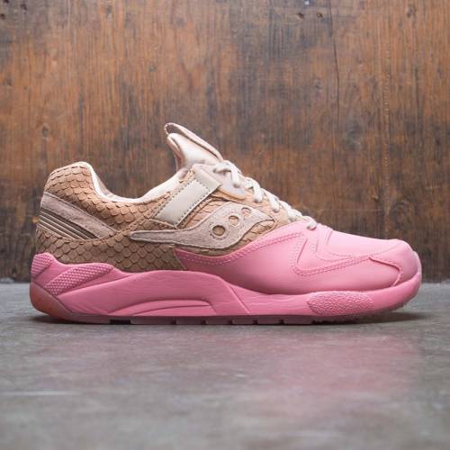 海外輸入 楽天市場 サッカニー Saucony サッカニー 茶色 ブラウン ピンク スニーカー Pink Saucony Men Grid 9000 Ht Brown Tan メンズ スニーカー スニケス 新しい到着 Blog Belasartes Br