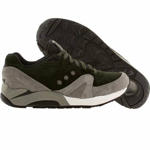 サッカニー 緑 グリーン 灰色 グレー スニーカー メンズ 【 SAUCONY MEN G9 CONTROL (GREEN/GREY) / GREEN GREY 】