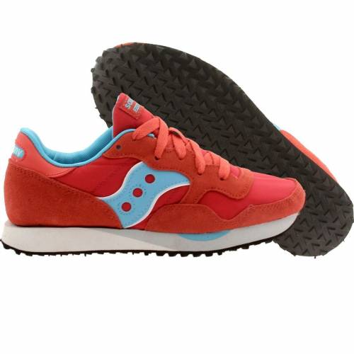 サッカニー トレーナー 赤 レッド 青色 ブルー スニーカー レディース 【 SAUCONY WOMEN DXN TRAINER (RED / LIGHT BLUE) RED LIGHT BLUE 】 19,166円