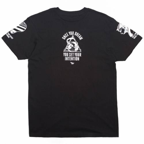 Tシャツ 黒色 ブラック ペーパープレーンズ メンズ 【 PAPER PLANES MEN TRIFECTA TEE (BLACK) / BLACK 】 メンズファッション トップス カットソー|スニケス
