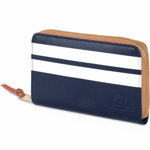 サプライ レザー 財布 青色 ブルー ハーシェルサプライ メンズ 【 HERSCHEL SUPPLY CO THOMAS LEATHER WALLET - OFFSET (BLUE / PEACOCK) BLUE PEACOCK 】 バッグ ケース メンズ財布 20,235円