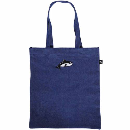 バッグ 青色 ブルー デニム レイジーオーフ メンズ 【 LAZY OAF KILLER WHALE TOTE BAG (BLUE / DENIM) BLUE DENIM 】 メンズバッグ|スニケス