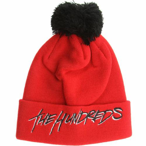 ビーニー キャップ 帽子 赤 レッド メンズ 【 THE HUNDREDS BLOT BEANIE (RED) / RED 】 バッグ メンズキャップ 帽子 ニット帽｜スニケス
