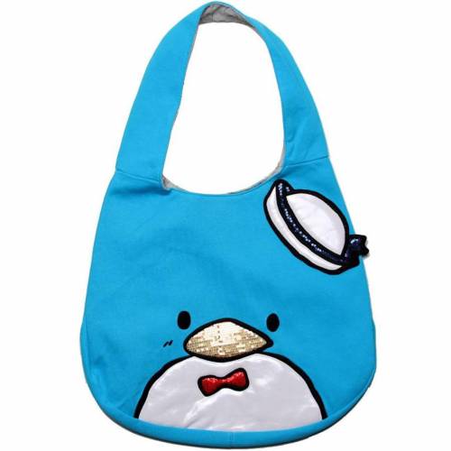 タキシード バッグ 青色 ブルー メンズ 【 SANRIO TUXEDO SAM HOBO BAG (BLUE) / BLUE 】 メンズバッグ