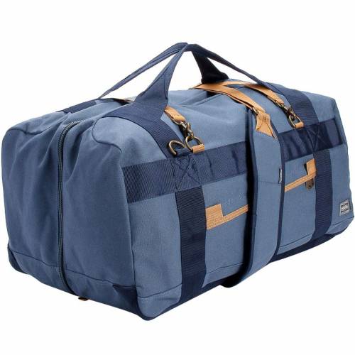 字突き ダッフル 御徒面子 メンズ 【 POINTER X PORTER DUFFLE BAG (ATLANTIC) / ATLANTIC 】 メンズ御徒面子