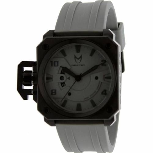マイスター チーフ ラバー ストラップ ウォッチ 時計 黒色 ブラック 灰色 グレー メンズ 【 MEISTER CHIEF RUBBER STRAP WATCH (BLACK / GREY) BLACK GREY 】 腕時計 メンズ腕時計 ※入荷時に電池が切れの場合｜スニケス
