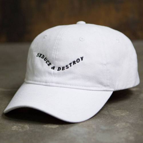ダイムピース キャップ キャップ 帽子 白色 ホワイト メンズ 【 DIMEPIECE SEDUCE AND DESTROY CAP (WHITE) / WHITE 】 バッグ メンズキャップ 帽子