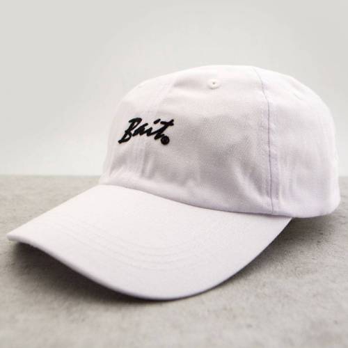 ベイト スクリプト ロゴ キャップ キャップ 帽子 白色 ホワイト メンズ 【 BAIT SCRIPT LOGO DAD CAP (WHITE) / WHITE 】 バッグ メンズキャップ 帽子