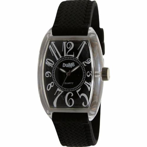 ダム ウォッチ 時計 黒色 ブラック メンズ 【 DUMB ANALOG WATCH (BLACK) / BLACK 】 腕時計 メンズ腕時計 ※入荷時に電池が切れの場合もありますので予めご了承ください。｜スニケス