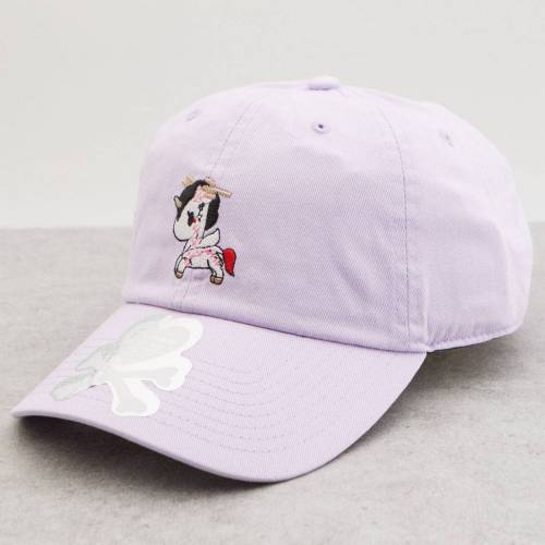 トキドキ 紫 パープル メンズ 【 TOKIDOKI SAKURA DAD HAT (PURPLE / LAVENDER) PURPLE LAVENDER 】 バッグ キャップ 帽子 メンズキャップ 帽子 ハット｜スニケス