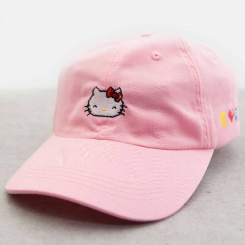 ベイト ピンク ハローキティー メンズ 【 BAIT X SANRIO PAC-MAN HELLO KITTY HAT (PINK) / PINK 】 バッグ キャップ 帽子 メンズキャップ 帽子 ハット|スニケス
