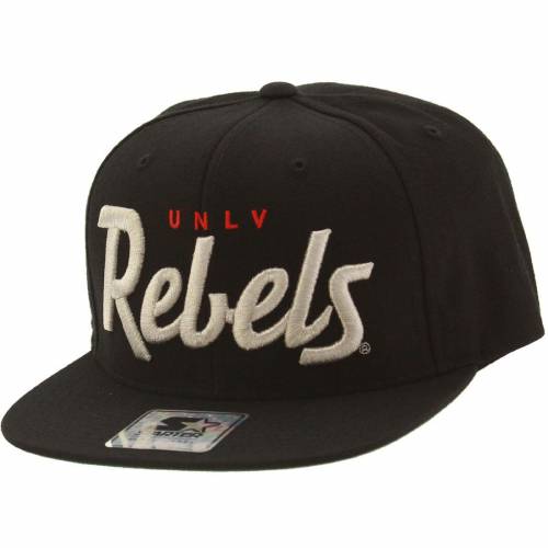 スターター キャップ キャップ 帽子 黒色 ブラック 白色 ホワイト メンズ 【 STARTER UNIVERSITY OF NEVADA CAP (BLACK / WHITE) BLACK  WHITE 】 バッグ メンズキャップ 帽子