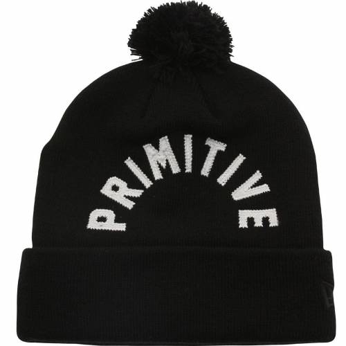 プリミティブ ビーニー キャップ 帽子 黒色 ブラック メンズ 【 PRIMITIVE ARC POM BEANIE (BLACK) / BLACK 】 バッグ メンズキャップ 帽子 ニット帽｜スニケス 10,585円