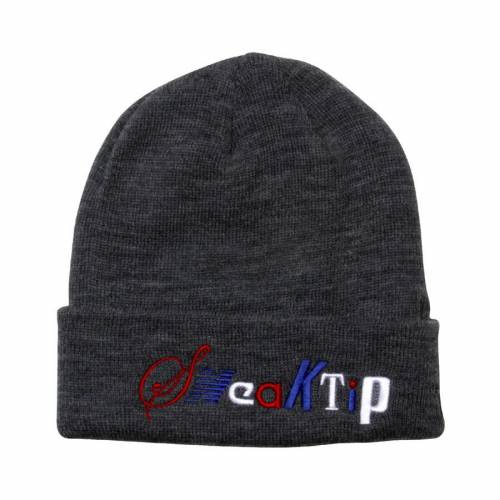 スニークティップ ビーニー キャップ 帽子 灰色 グレー メンズ 【 SNEAKTIP BRANDED BEANIE (GREY) / GREY 】 バッグ メンズキャップ 帽子 ニット帽