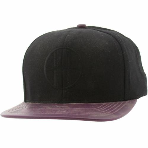 ハフ レザー キャップ キャップ 帽子 黒色 ブラック メンズ 【 HUF LEATHER BRIM CIRCLE H CAP (BLACK / EGGPLANT) BLACK EGGPLANT 】 バッグ メンズキャップ 帽子｜スニケス 14,861円