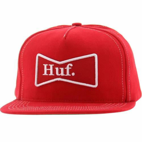 ハフ スナップバック バッグ キャップ キャップ 帽子 赤 レッド メンズ 【 HUF DRINK UP SNAPBACK CAP (RED) / RED 】 メンズキャップ 帽子