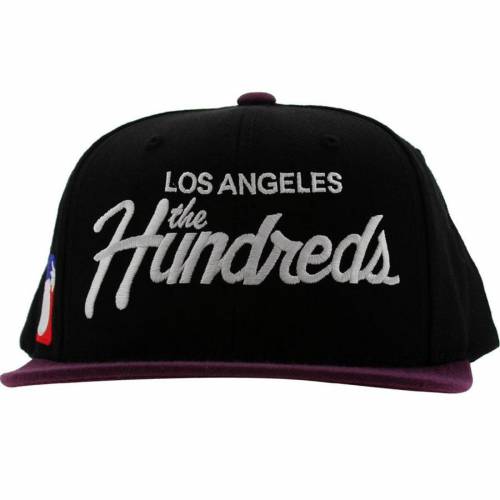 チーム スナップバック バッグ キャップ キャップ 帽子 黒色 ブラック メンズ 【 THE HUNDREDS TEAM SNAPBACK CAP (BLACK) / BLACK 】 メンズキャップ 帽子｜スニケス