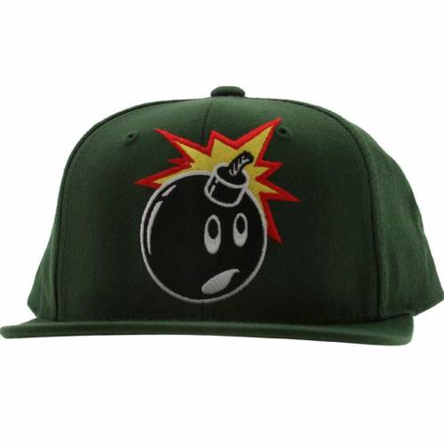 スナップバック バッグ キャップ キャップ 帽子 緑 グリーン メンズ 【 THE HUNDREDS ADAM SNAPBACK CAP (GREEN) / GREEN 】 メンズキャップ 帽子｜スニケス