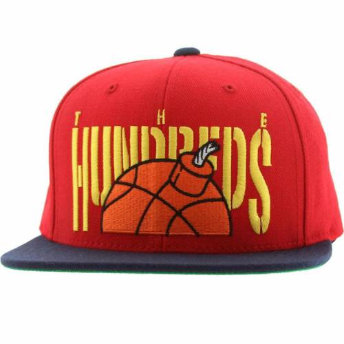 スナップバック バッグ キャップ キャップ 帽子 赤 レッド メンズ 【 THE HUNDREDS PUSH SNAPBACK CAP (RED) / RED 】 メンズキャップ 帽子|スニケス