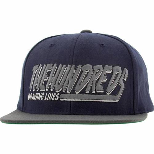 スナップバック バッグ キャップ キャップ 帽子 紺色 ネイビー メンズ 【 THE HUNDREDS SWISH SNAPBACK CAP (NAVY) / NAVY 】 メンズキャップ 帽子|スニケス