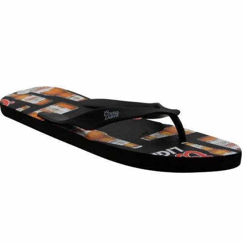 ライト 黒色 ブラック メンズ 【 COORS LITE PRINT SANDAL (BLACK) / BLACK 】 サンダル