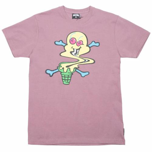 【★百貨店SALE★6/11真夜中2時迄】皮膚軟化剤 ティーシャツ 紫 パープル クリーム メンズ 【 ICE CREAM MEN SWIRL TEE (PURPLE / GRAPE SHAKE) PURPLE GRAPE SHAKE 】 メンズ流行り物 トップス カットソー