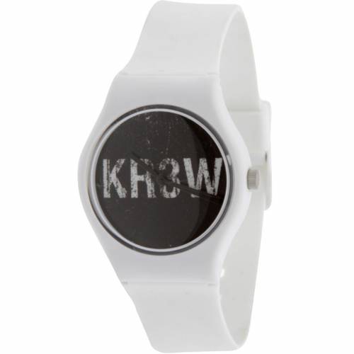 クルー ロゴ ウォッチ 時計 白色 ホワイト メンズ 【 KR3W FRESHMAN LOGO WATCH (WHITE) / WHITE 】 腕時計 メンズ腕時計 ※入荷時に電池が切れの場合もありますので予めご了承ください。