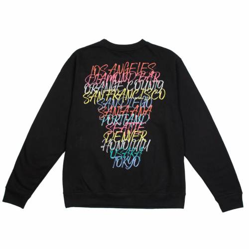 ベイト 調教師 黒いこと 黒いこと メンズ 【 BAIT MEN DOORS CREWNECK SWEATER (BLACK) / BLACK 】 メンズ流行り物 トップス 編み物 スウェーター