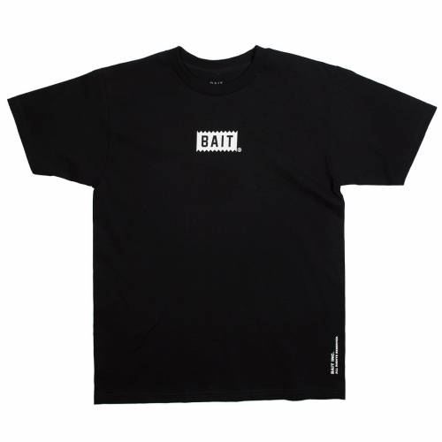 ベイト ロゴ Tシャツ 黒色 ブラック メンズ 【 BAIT MEN BITE LOGO TEE (BLACK) / BLACK 】 メンズファッション トップス カットソー