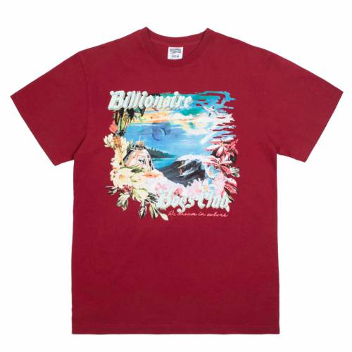 クラブ ニット Tシャツ 赤 レッド ビリオネアボーイズクラブ メンズ 【 BILLIONAIRE BOYS CLUB BILLIONAIRE BOYS CLUB MEN ISLAND KNIT TEE (RED) / RED 】 メンズファッション トップス カットソー