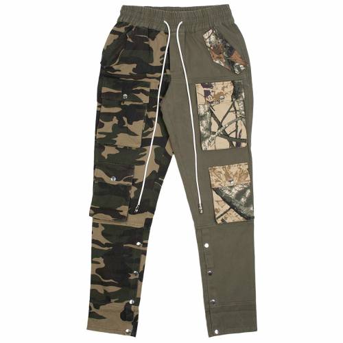 カモ柄 緑 グリーン オリーブ リフティドアンカーズ メンズ 【 LIFTED ANCHORS MEN HARINGTON SPLIT CAMO PANTS (GREEN / OLIVE) GREEN OLIVE 】 メンズファッション ズボン パンツ 23,400円
