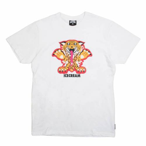 クリーム Tシャツ 白色 ホワイト アイスクリーム メンズ 【 ICE CREAM MEN GRRR TEE (WHITE) / WHITE 】 メンズファッション トップス カットソー|スニケス