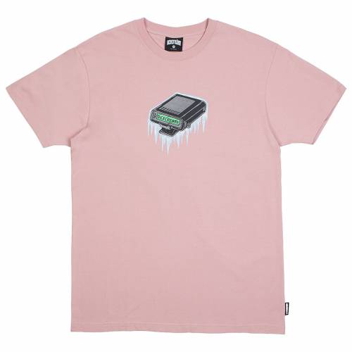【★百貨店SALE★6/11真夜中2時迄】皮膚軟化剤 ティーシャツ サクラ色 クリーム メンズ 【 ICE CREAM MEN PAGER TEE (PINK / MAUVE) PINK MAUVE 】 メンズ流行り物 トップス カットソー