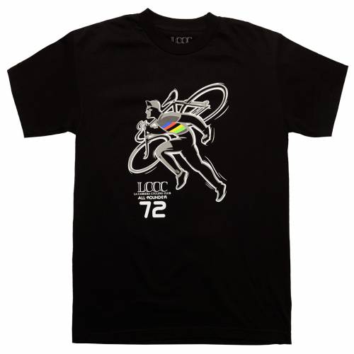 ロサンゼルス クラブ Tシャツ 黒色 ブラック メンズ 【 LA CARRERA CYCLING CLUB MEN ALL ROUNDER 72 TEE (BLACK) / BLACK 】 メンズファッション トップス カットソー