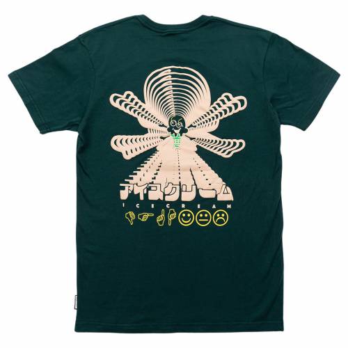 クリーム Tシャツ 緑 グリーン アイスクリーム メンズ 【 ICE CREAM MEN ECHO CHAMBER TEE (GREEN) / GREEN 】 メンズファッション トップス カットソー|スニケス