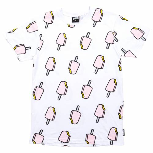 クリーム Tシャツ 白色 ホワイト アイスクリーム メンズ 【 ICE CREAM MEN POP TEE (WHITE) / WHITE 】 メンズファッション トップス カットソー|スニケス