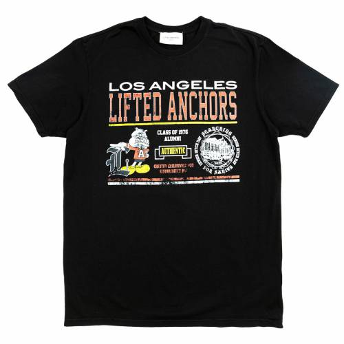 立ブルドッグ Tシャツ 黒色 ブラック リフティドアンカーズ メンズ 【 LIFTED ANCHORS MEN BULLDOGS TEE (BLACK) / BLACK 】 メンズファッション トップス カットソー｜スニケス 15,336円