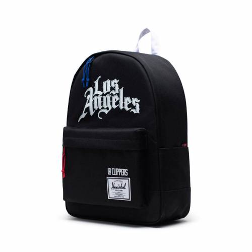 サプライ クリッパーズ クラシック バッグ 黒色 ブラック ハーシェルサプライ ロサンゼルス メンズ 【 HERSCHEL SUPPLY CO X NBA LOS ANGELES CLIPPERS CLASSIC XL 600D BAG (BLACK) / BLACK 】 メンズバッグ