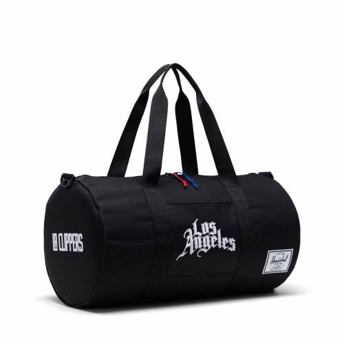 サプライ クリッパーズ ミッド ダッフル バッグ 黒色 ブラック ハーシェルサプライ ロサンゼルス メンズ 【 HERSCHEL SUPPLY CO X NBA LOS ANGELES CLIPPERS SUTTON MID 600 DUFFEL BAG (BLACK) / BLACK 】 メンズバッ