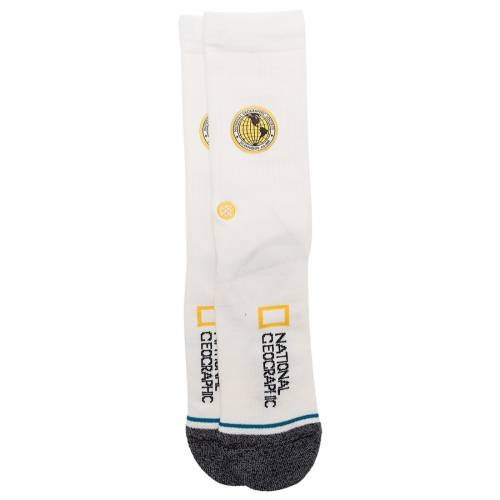 サイド 靴下 白さ 白色 メンズ Stance X National Geographic Men Explorers Patch Socks White Orbisresearch Com